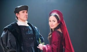 Ben Miles as Thomas Cromwell and Lydia Leonard  as Anne Boleyn 
