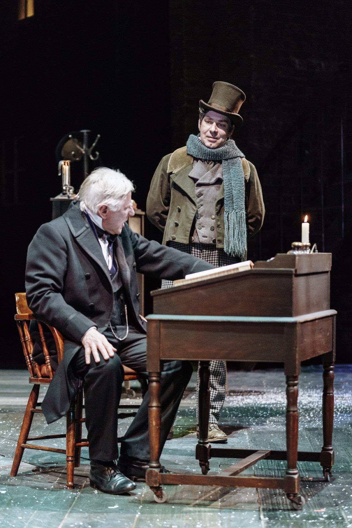 A Christmas Carol Scrooge and Bob Cratchit